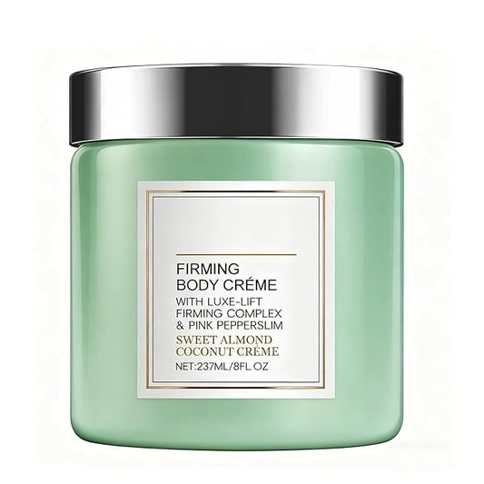 Champagne Firming Body Cream - Anti-Aging Lifting Cream to Tighten Skin & Hydrate, Fights Crepey Skin on Arms, Legs, Body with Luxe-Lift Complex, Sweet Almond Coconut Scented Body Cream (01)