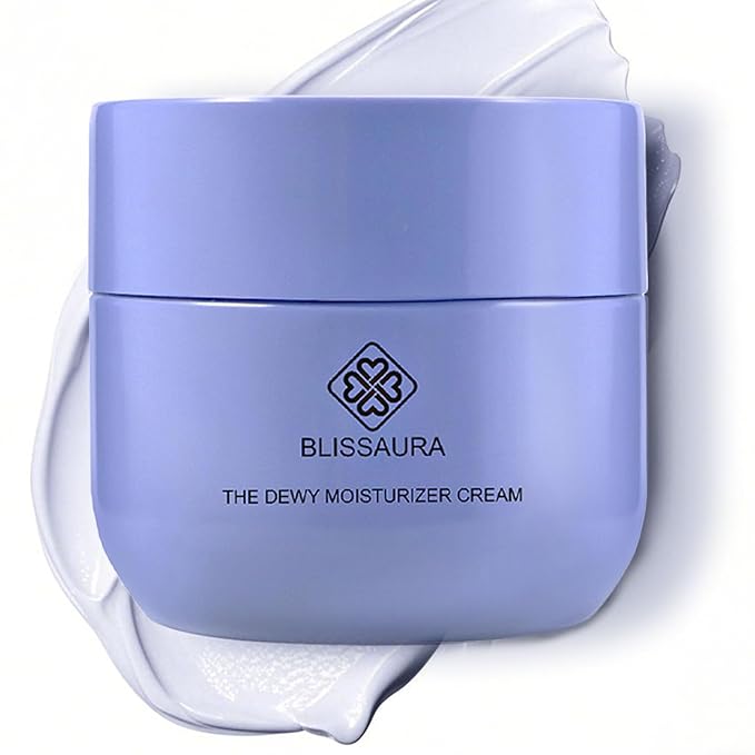 Dewy Skin Cream Face Moisturizer Water Cream for Women with Purple Rice & Hyaluronic Acid - Rich Face Cream to Hydrate, Plump and Protect Dry and Combo Skin 50ml/1.7 fl oz