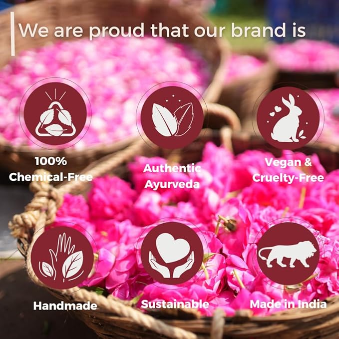 Godavari Rose Mist Face Toner, Pure Distilled Rose Water for Hydration, Brightening Even Skin Tone - 100 ml Pack of 1 Standard