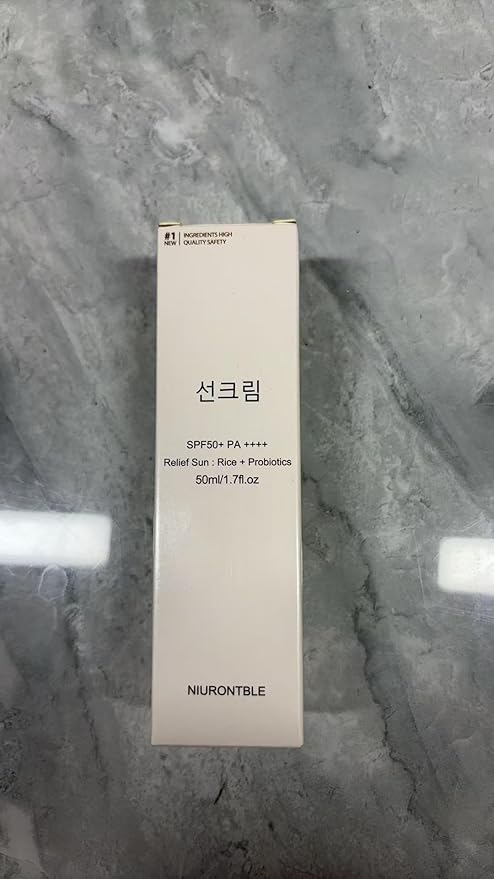 Relief Sun Rice + Probiotics SPF50+ PA++++, Facial Sunscreen, Korean Skincare, Korean Sunscreen, Facial Moisturizer for All Skin Type and UV Defense, Nourishing Skin (50ml)