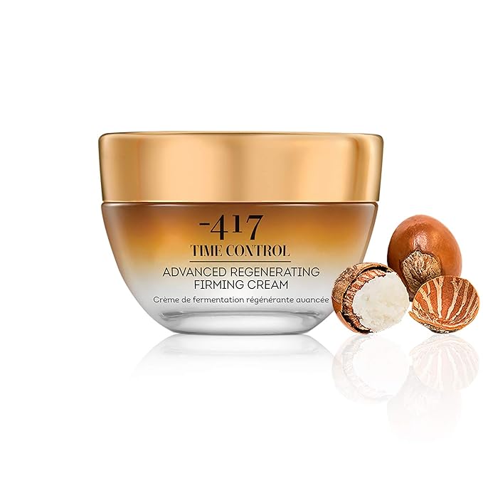 -417 Dead Sea Cosmetics Time Control Firming Cream for Skin Rejuvenation - Tightening & Smooths Lines and Wrinkles - Infused with Shea Butter - All Natural & Vegan 1.7 oz