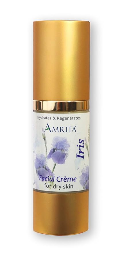 Iris Facial Crème (For Dry Skin) - Blended with Premium Therapeutic Quality Essential Oils of Iris - SIZE: 30ML
