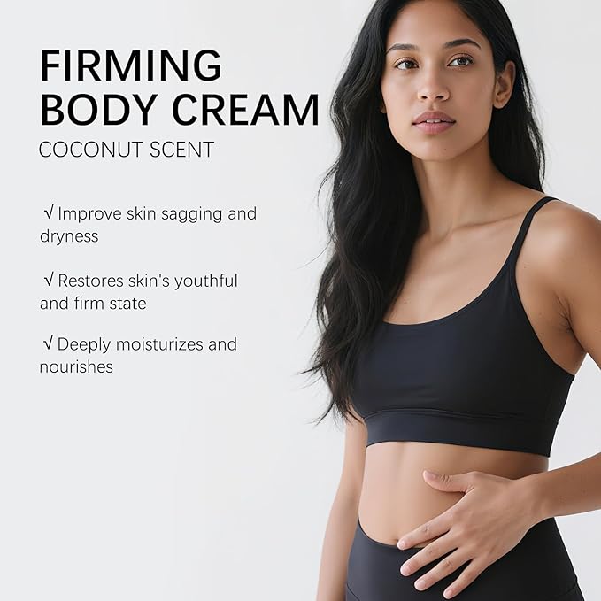 Champagne Lift Firming Body Creme, Deep Hydration Anti Wrinkle Firming Skin Nourishes Body Dry Skin. (Light Rose)