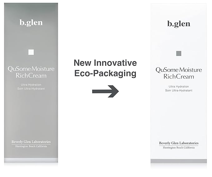 ビーグレン b.glen QuSome Moisture Rich Cream (30g/1.06oz.) Advanced anti-aging night cream and rich emollience