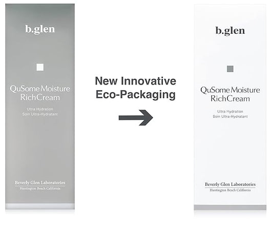 ビーグレン b.glen QuSome Moisture Rich Cream (30g/1.06oz.) Advanced anti-aging night cream and rich emollience