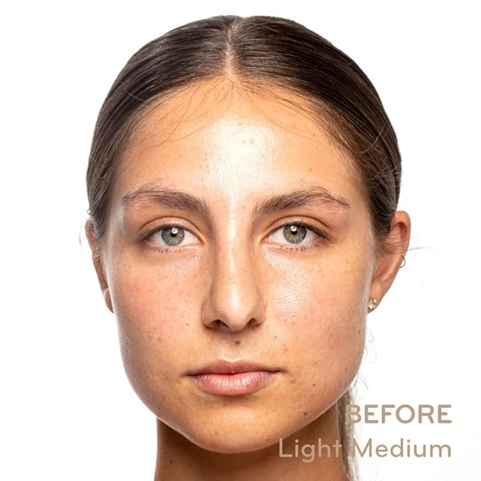 pürlisse Youth Glow Vitamin C CC Cream with SPF 50 - Color Corrector Enriched with Sea Buckthorn, Vitamin C & Hyaluronic Acid - Boosts Radiance & Youthfulness - Paraben-Free - Light Medium (1.4 oz)