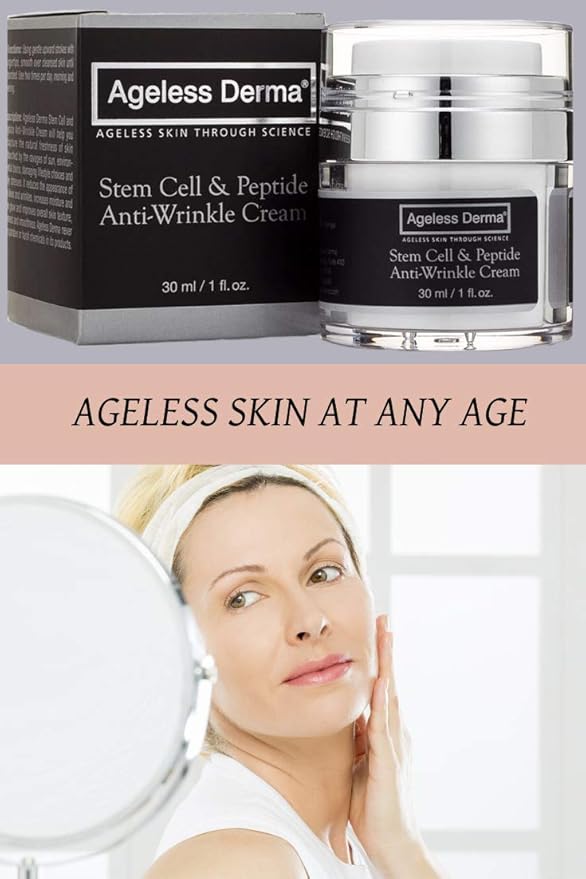 Stem Cell and Peptide Facial Anti Wrinkle Cream By Dr. Mostamand. This Anti Aging Face Moisturizer Restores Youthful Glow to Your Skin