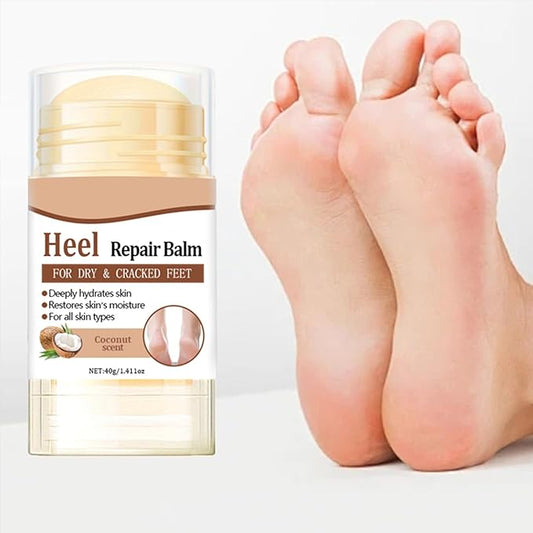 60% Urea Cream - 1.41 oz Coconut Foot Hand Cream Stick for Dry & Cracked Feet Elbows Knees Heels Hands, Hydrates & Nourish Foot Care for Softening and Moisturizing, Removing Calloused Skin