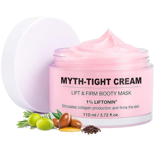 Cellulite Cream, Butt Firming and Lifting Cream - Reduce Cellulite Appearance | Reduce Loose & Stretch Mark Skin Tightening Cream for Body Booty, Legs & Belly Enhances Curves 3.72 fl.oz