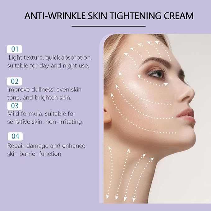 Night Renewal Toning Body Firming Cream,Smoothing &Tightening Treatment cream while you sleep, Help Reduce Fine Lines & Wrinkles, For All Skin Types (2)