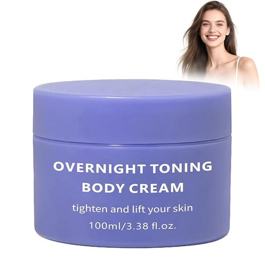 Overnight Toning Whip, Overnight Toning Body Firming Cream, Body Firming Whip That Works While You Sleep, Natural firming Oil Suitable for All Skin Types (1 PCS)