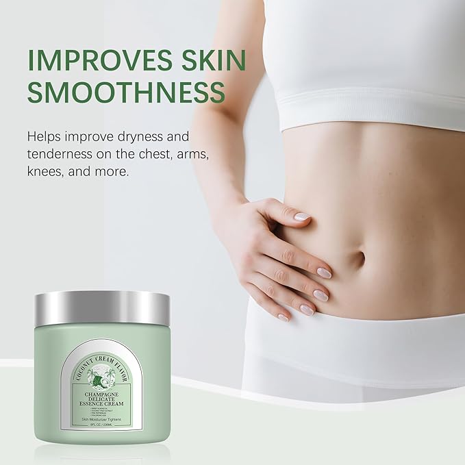 Champagne Lift Body Cream,with Pink Pepperslim Firming Essence Deeply Moisturizing Firming Body Cream.(Coconut Fragrance)