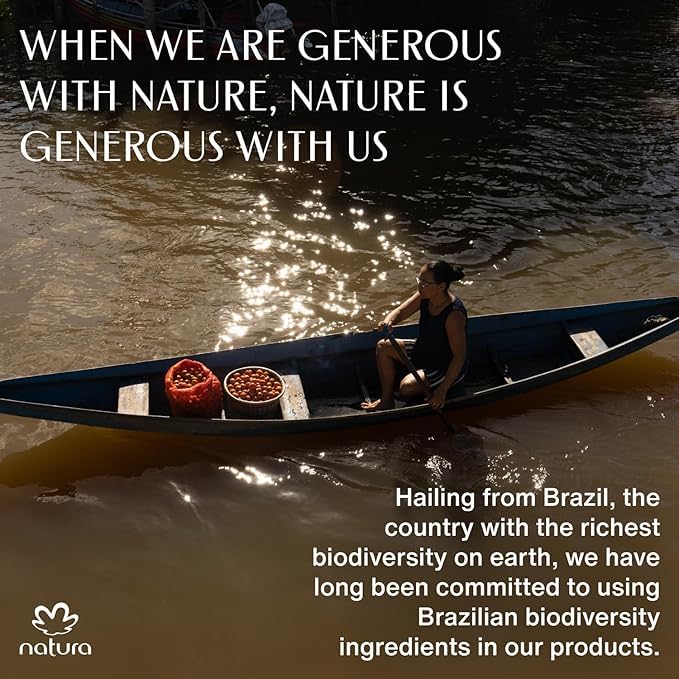 natura - Ekos Castanha Nourishing Foot Cream - Nourish & Soothe Dry Skin - Fast Absorbing - With Brazil Nut Oil to Deeply Moisturize - Vegan & Cruelty-Free - 2.6 oz (75g)