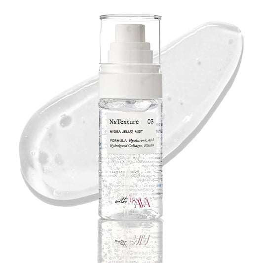 Jelloskin Hydra Jell Face Mist by AVA x NuTexture Hydrating Face Spray with Collagen, Hyaluronic Acid, Vitamin C & E