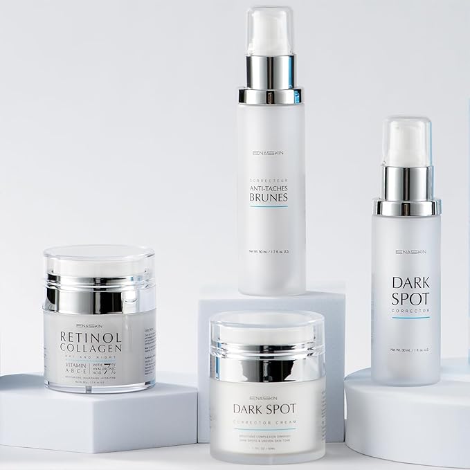 EnaSkin Dark Spot Remover Face & Body Serum: Age Spot Sun Spot Freckles Melasma Brown Spot - Advanced Formula with Niacinamide for Women and Men 1.0 Fl Oz (Pack of 2)