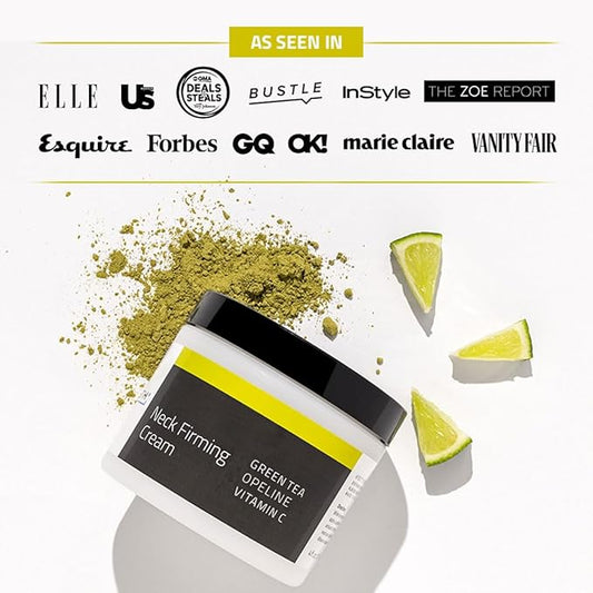 YEOUTH Neck Cream with Vitamin C, Skin Firming Moisturizer for Women and Men, Face and Neck Firming Cream Targets Double Chin, Décolletage, and Chest 4oz