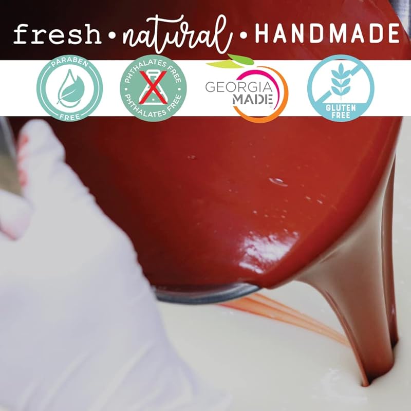 Rinse Bath & Body Spiced Cranberry Soap - Handmade Castile Soap | Naturally Moisturizing Bar Soap | Shea & Cocoa Butter | Essential Oils | Natural Soap | Vegan | Gluten Free | 4.25oz