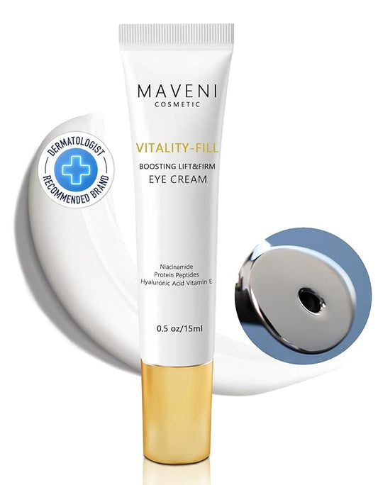 Vitality-Fill Boosting Eye Cream, Natural Anti Aging Under Eye Cream Lift & Firm,Reduce Wrinkles,Fine Lines,and Under Eye Bags,Dark Circles Under Eye Cream