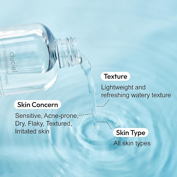 Soothing Toner I Soothing pH-Balanced Toner, Light-Weight, Calms Skin, Refreshing, Hydrating, Gentle Exfoliator, Cruelty Free (200ml / 6.76 fl.oz)