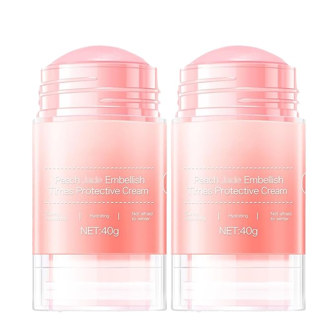 Crack Feet Prevention Stick, Anti Cracked Foot Cream For Dry Heels, Moisturizing Foot Balm Stick, Remove Dead Skin And Softening Dry Skin (Pink*2)