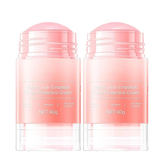 Crack Feet Prevention Stick, Anti Cracked Foot Cream For Dry Heels, Moisturizing Foot Balm Stick, Remove Dead Skin And Softening Dry Skin (Pink*2)