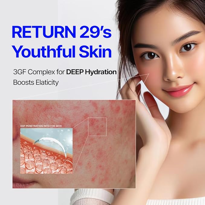 RIVERFILL REPAIR CREAM EGF Centella Niacinamide Deep Wrinkle Moisturizer Anti Aging Rejuvenation Crow’s Feet Glass Skin Korean Skincare Skin Barrier Day & Night Routine 1.35 fl.oz (40ml)