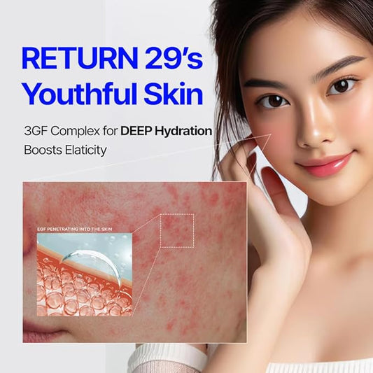 RIVERFILL REPAIR CREAM EGF Centella Niacinamide Deep Wrinkle Moisturizer Anti Aging Rejuvenation Crow’s Feet Glass Skin Korean Skincare Skin Barrier Day & Night Routine 1.35 fl.oz (40ml)