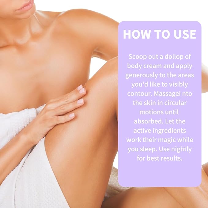 Overnight Toning Whip, Body Firming Cream for Cellulite & Loose Skin - Tightening Cream for Stomach Thighs Butt, Post-Weight Loss Treatment with Caffeine & Retinol | Fast-Acting & Non-Greasy (02)