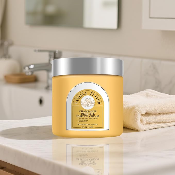 Champagne Lift Body Cream, with Pink Pepperslim Firming Essence Deeply Moisturizing Nourishing Dry Skin Vanilla Body Cream.