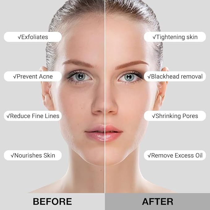 Clay Mask For Face Skincare, Blackhead Remover Face Mask with Seaweed Mud Extract, Deep Pore Cleansing, Moisturizing, Skincare Facial Mask for Refining Pores and Controlling Oil, 40g/1.35oz