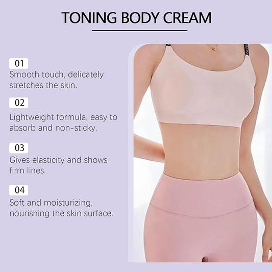 Get Dreamy Overnight Toning Whip – Radiant Skin Tightening & Firming Cream for Body, Butt & Belly Anti-Cellulite, Loose Skin & Wrinkle Reduction Hydrating Night Cream for Youthful
