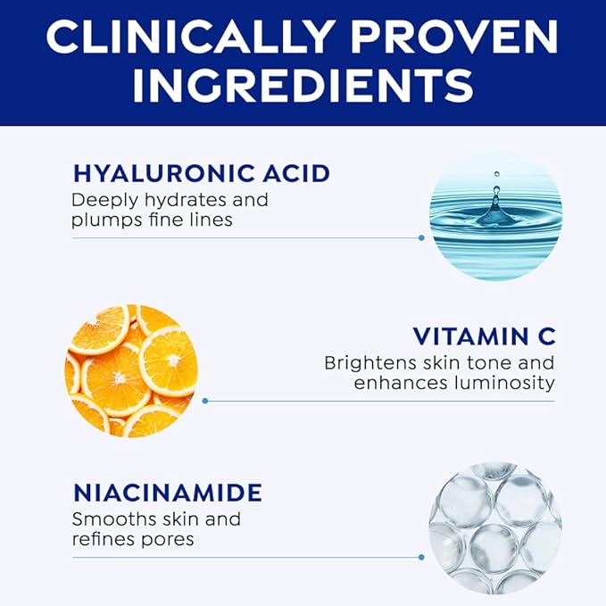 MedPeel Hydra-Plump Hyaluronic Acid Serum 2.5%, Lightweight Face Serum, Deep Hydration for Aging Dry Skin and Healthy Glow, 1.0 fl oz