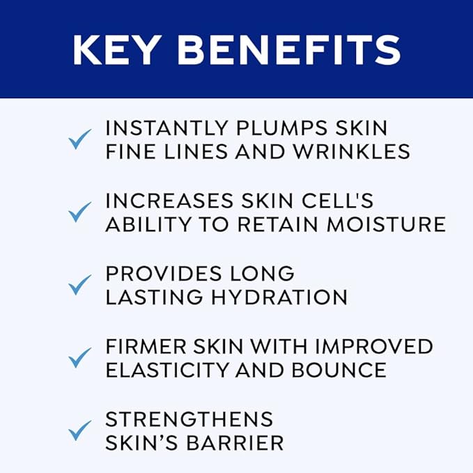 MedPeel Hydra-Plump Hyaluronic Acid Serum 2.5%, Lightweight Face Serum, Deep Hydration for Aging Dry Skin and Healthy Glow, 1.0 fl oz