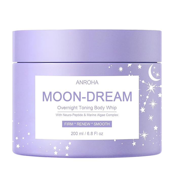 Moon Dream Overnight Toning Whip - Get Body Firming Cream for Women Helps Target the Appearance of Loose Skin On the Body 6.8 Fl oz