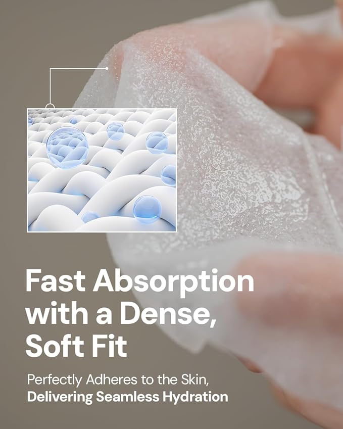 Milk Thistle Repair Skin Care Set - Korean Skin Care with Centella, Soothing & Barrier Repair Kit for Sensitive Skin, Face Mask 10EA & Serum 0.5 fl. oz., Face Moisturizer, Fragrance-Free