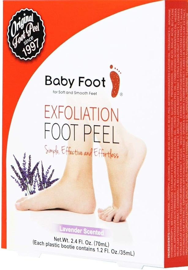 Baby Foot Original Foot Peel Mask with Men's Foot Peel - Repair Rough, Dry Cracked Feet and remove Dead Skin, Repair Heels and enjoy Baby Soft Smooth Feet - 2.4 Fl. Oz