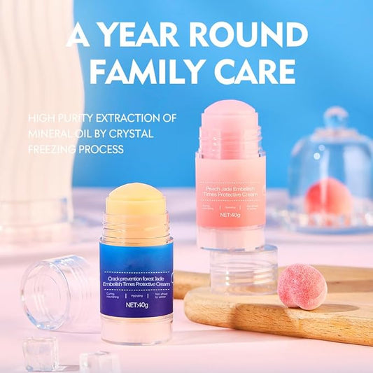 XIRUJNFD Crack Feet Prevention Stick, Foot Care Cream Cracked Feet, Remove Dead Skin, Moisturizing Smooth Foot Balm Stick For Dry Cracked Feets (Blue*1)