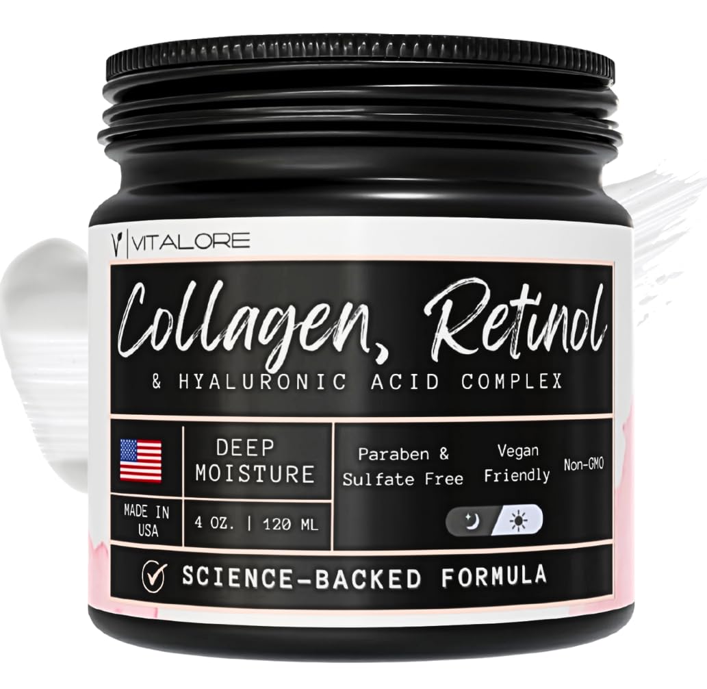 Collagen & Retinol Anti-Aging Face Cream with Hyaluronic Acid
