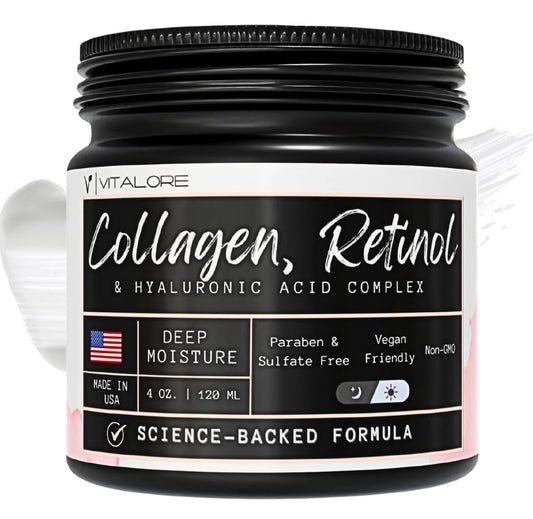 Collagen & Retinol Anti-Aging Face Cream with Hyaluronic Acid