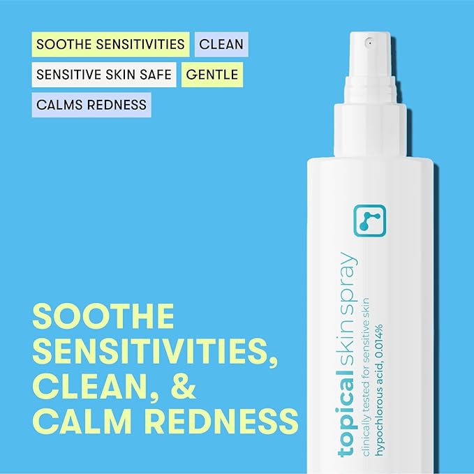 BRIOTECH Topical Skin Spray, Hypochlorous Acid for Sensitive Skin, HOCl Facial Mist, Full Body Support Against Irritation, Calm Redness, Soothe Foot & Scalp, 1 Gallon Refill (1 Pack)