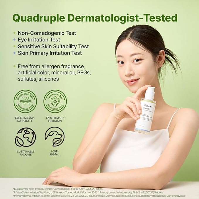 HYCICA Soothing Pore Cleansing Oil | Non-Comedogenic Makeup Blackhead Remover for Sensitive Skin with 7 CICA & 10 HA, Deep Pore Cleanser, Double Cleansing, Korean Skincare, 6.76 fl oz