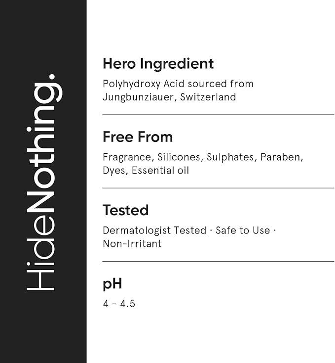 Minimalist 3% PHA Alcohol Free Hydrating Face Toner for Pore Tightening | Mild Exfoliation, pH Balancing & Rebalancing Skin Microbiome | for Women & Men | 5 Fl Oz / 150 ml