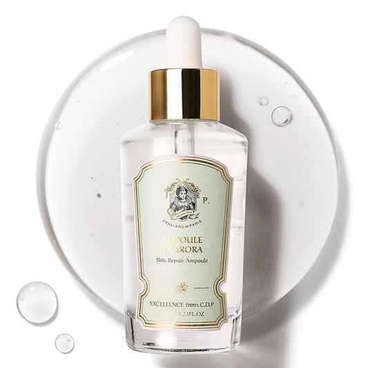 [CHALLANS de PARIS] Ampoule d’Aurora Excellence – Soothing & Balancing Skin-Barrier Support Serum with Niacinamide, Oligo-HA & Ceramide | Lightweight Watery, Hydrating Korean Skincare, 1.23 fl oz