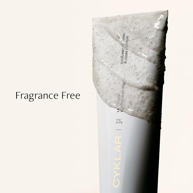 Lactic Acid Foaming Body Polish – Exfoliating Body Wash with Chemical & Physical Smoothers – Includes Glycerin Hydration, Mandelic Acid & Volcanic Pumice. Fragrance-Free, 11 fl oz