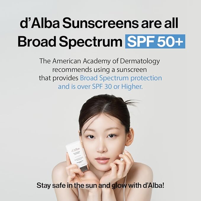 d'alba Piedmont Air Fit Fresh Sun Stick, OTC BROAD SPECTRUM SPF 50+, Non-Sticky On-the-Go Sun Protection, Outdoor Essential Vegan NEW Type Sun Stick, Silky & Fresh, Korean Skin Care (0.7 Oz.)