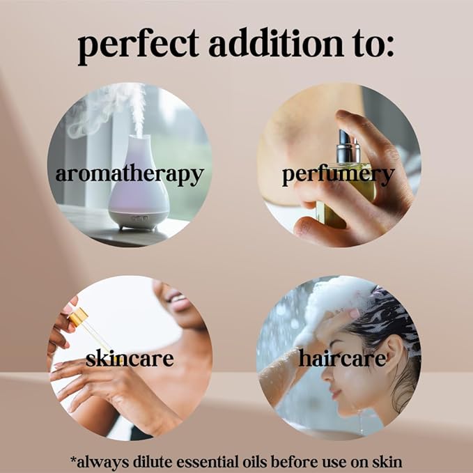 Ylang Ylang Essential Oil - 100% Pure & Natural, Organic, Undiluted for Aromatherapy, Hair, Diffuser (0.33oz - 10ml)