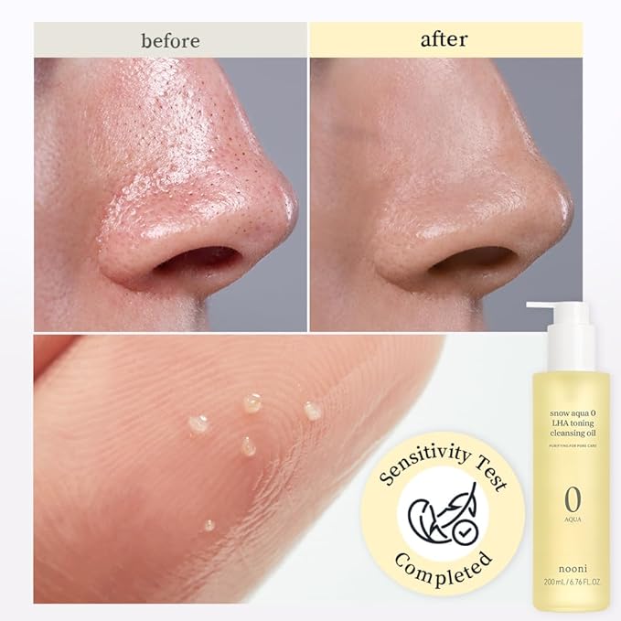 NOONI Facial Cleanser - Double Cleansing Duo Gift Set, 2 in 1 Cleansing Oil & Whipping Foam Cleanser | Korean Skin Care, Face Wash, Makeup Remover, Pore Care, Skincare, Korean Beauty, Vegan