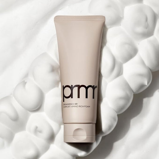 PRIMERA (PRMR Organience Amino Rich Foaming Facial Cleanser - Face Wash for Sensitive Skin, SkinBarrier Strengthening, Clinically Tested, 5.07 Fl Oz (150ml)