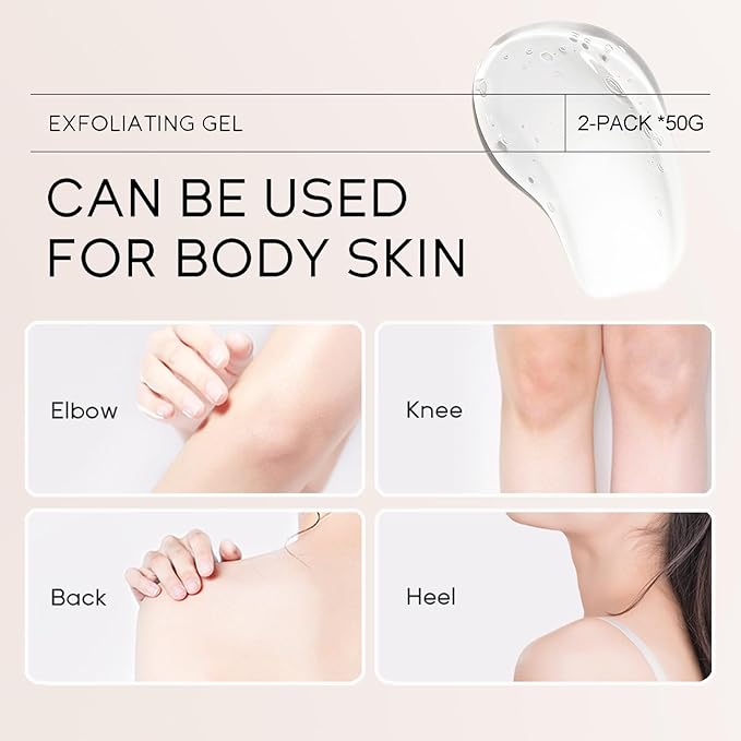 Purifying Exfoliating Gel - Gentle Exfoliate Deep Cleansing, Gentle Exfoliating Gel for Face Moisturizing, Facial Scrub for All Skin Types, Cleans Dirt & Oils Skin Care