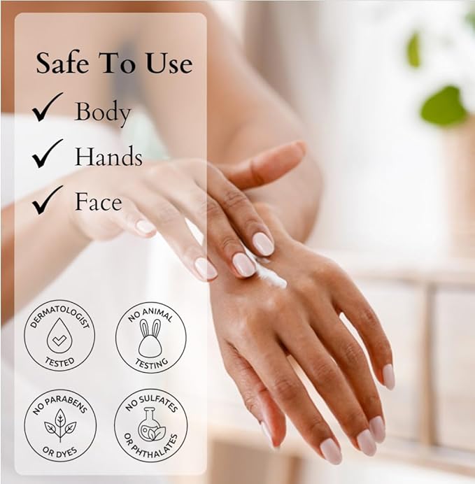 NATURE WELL Shimmering Vanilla Hydrate & Glow Moisturizing Cream For Face & Body, Intensely Nourishing & Softening, Delivers A Sparkling Radiance & Illuminating Hydration, Pack of 2 (16 Oz Each)